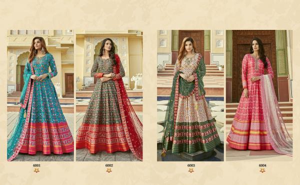 Virasat Padmasundari Silk Designer Exclusive Readymade Gown Collection